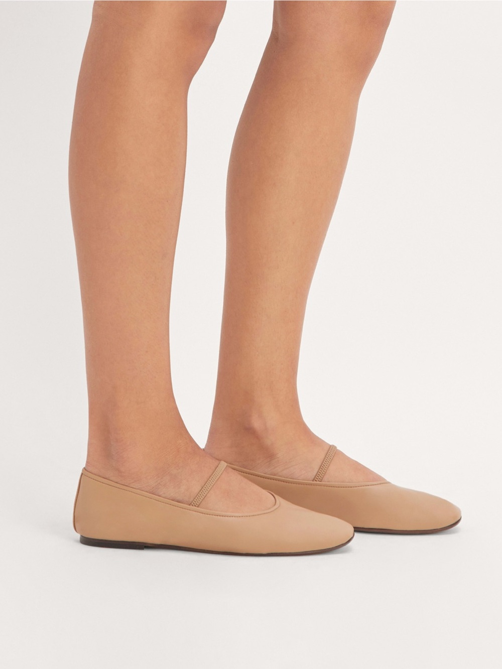 Everlane Shoes 8 Day Mary Jane Ballet Flats Tan